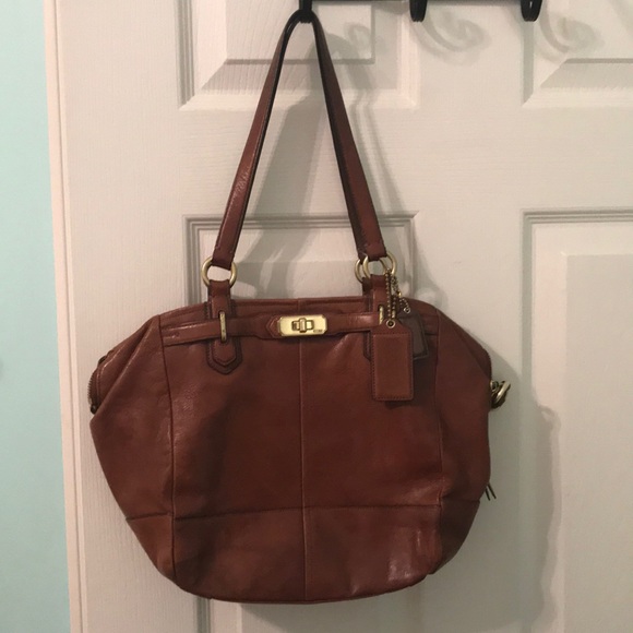 Coach Bags Coach Brown Leather Shoulder Bag Poshmark